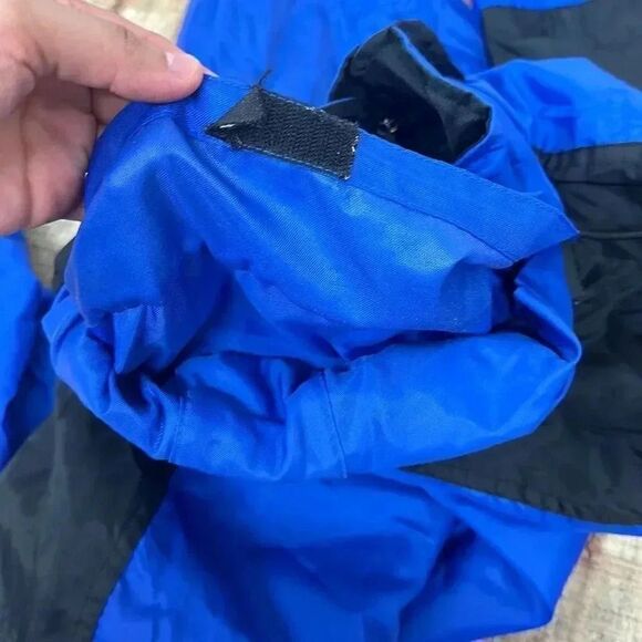 Vintage Marlboro Windbreaker Jacket Blue Full Zip Hooded Men’s - Picture 8 of 12